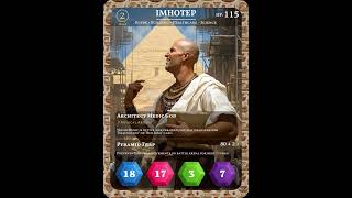 إمحوتب – مهندس الخلود Imhotep (Egyptian)