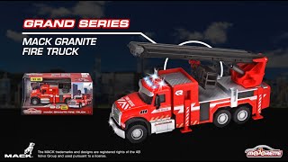 Majorette Grand Series - Mack Granite Fire Truck