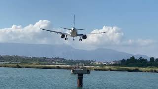 CORFÙ crosswind LANDINGS [4K UHD]