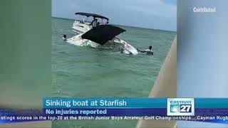 Sinking boat at Starfish Point