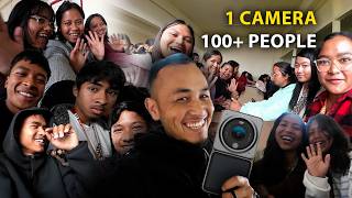 Nga ai ka camera ia 100 ngut peit ki leh aiu 🤣