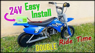 $89 - Razor MX350 battery upgrade gets TWICE the ride time