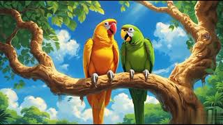 Little Monkey and Green Hen @storykids-t6f 