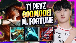 PEYZ LITERALLY GOD MODE WITH MISS FORTUNE! - T1 Peyz Plays Miss Fortune ADC vs Aphelios!