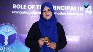 MS. UZMA SALEEM feedback || AFAQ Mega Principal Convention || 2024-25