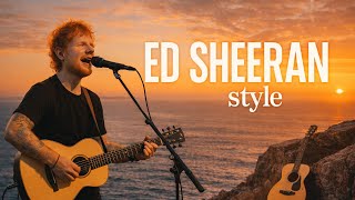 Ed Sheeran Inspired Winter Acoustic Songs ～ Cozy Guitar Beats for Snowy Nights & Warm Reflections ～