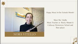 Meet the Music Educator! Ms. Vitello