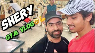 Gym workout visit peshawer sports club with shery vlog #gym#youtube #vlog #viral #actor #acting