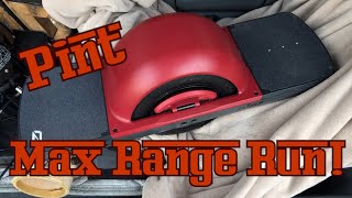 Onewheel Pint Max Range Run Challenge and LandSurf XR Charge Adapter review and Giveaway!