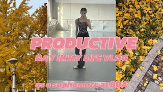 productive day in my life vlog || classes, gym, prepping, and more!
