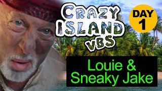 Louie tells the story of Sneaky Jake (VBS Day 1)