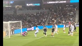 MNUFC goal off of set piece vs Kansas City