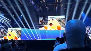 Crowd reaction to Sonic Racing Cross Worlds + Pacman trailer @ Opening Night Live 2025 | Gamescom