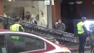 Glee filming in DTLA
