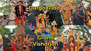 Durga Maa | Grand Visharjan 2025  #durgapuja #durgamaa #durga #visharjan#ulsoor #lake 