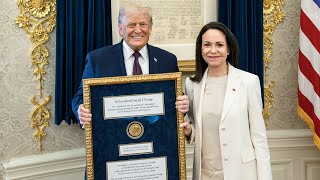 BREAKING LIVE: Machado Speaks After Giving Trump Her Nobel Peace Prize Medal