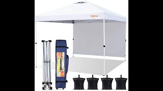 TACKLIFE 10×10ft Outdoor Lightweight Instant Pop up Canopy -  TLZP01HD