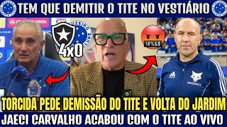 💣🚨 TITE OUT OF CRUZEIRO! JAECI CARVALHO OPENED HIS MOUTH AND DEMANDED TITE'S DISMISSAL.