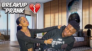 “BREAK UP” Prank On Girlfriend! **Emotional**💔