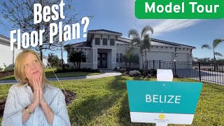 Luxury, Semi-Custom One Level Belize Home Tour in Parrish, FL | Upscale Homes in Gated Community