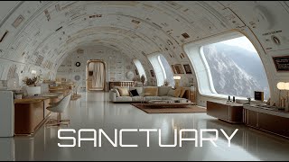 Sanctuary | 1-Hour Beautiful Ambient Futuristic Soundscape for Relaxation & Deep Focus
