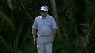 Carl Pettersson sinks great birdie putt at the Puerto Rico Open