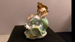 Ep. 196 - The Diamond Mermaid Snow Globe Repair - Solid base, water change