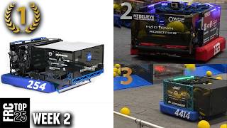 Week 2 FRC Top 25 | REBUILT 2026