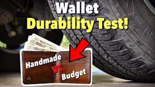 Handmade VS. Cheap - Leather Wallet Durability Test - A Leather Craft Experiment