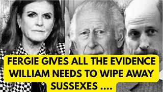 WILLIAM GIVEN ALL THE EVIDENCE NEEDED TO WIPE SUSSEXES AWAY - LATEST #royal #meghan #princeharry