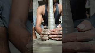 How Much L0ng😜#shorts #pottery #potteryclay #potterylover  @thrdfloor3F @bwpottery #clayartistry