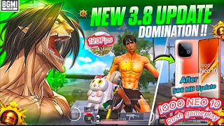 iqoo Neo 10 BGMI Test 120 fps🔥 Iqoo Neo 10 BGMI Gameplay iqoo Neo 10 graphics test