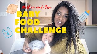THE BABY FOOD CHALLENGE | WITH 3 YEAR OLD | FUNNY AF | IT'SRAESAVAUNNAH