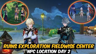 Ruins Exploration Fieldwise Center Act 2 NPC Hidden Character Location/Interaction [JP] Genshin 6.1
