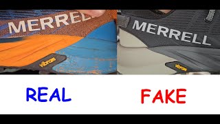 Merrell sneakers real vs fake review. How to spot original Merrell Agility Peak 4 sneakers