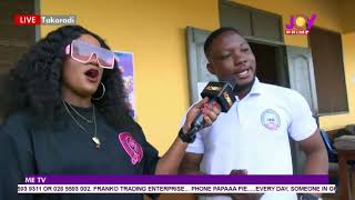 Sista Sandy tours schools in the Western Region ahead of auditions for NSROMA Season 8.