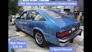 X-11 In A Sleeper Suit - 1985 Mexican Spec Chevrolet Citation Sedan - 60205S