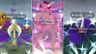 SHADOW DARKRAI and MAX GRIMSNARL | POKEMON GO WIL AREA LIVE