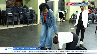 13 MARCH 2026 FRIDAY LIVE BROADCAST SERVICE WITH PROF. LESEGO DANIEL PART 1