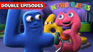 Numberjacks 🏫 Season 2, Episode 07-08 | DOUBLE FULL EPISODES