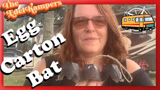 B is for Bat ~ Creating a Bat from an Egg Carton