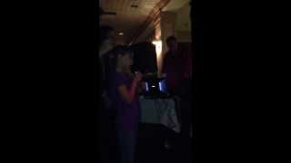 My 9 year old niece singing karaoke for the first time! The cup song!