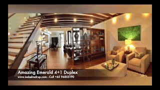Amazing Emerald 4+1 Duplex - The Amazing Houses of Isabel Redrup - Call Sue +65 96855190