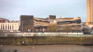 Newport Capitol Car Park Demolition - SLOW MOTION - Friars Walk