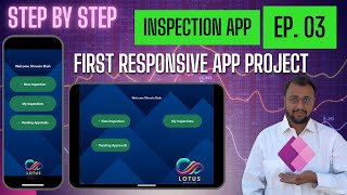 Power Apps Responsive App Project 🛠️ Build a Real-World Inspection App | EP03 – Build HomePage