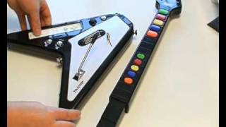 Rock Thunder Guitar for Wii Guitar Hero and Rock Band