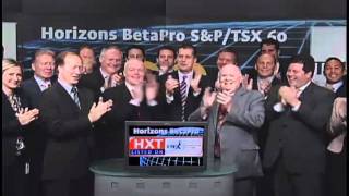 Horizons BetaPro S&P/TSX 60 (HXT:TSX) opens Toronto Stock Exchange, September 15, 2010.