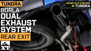2014-2021 5.7L Tundra Borla Touring Dual Exhaust System with Black Chrome Tips Review & Sound Clip