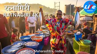 RATNAGIRI Mirkarwada Fish Market 🇮🇳 - Random walk - 4K Walking Tour