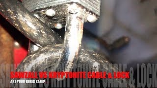 SAWZALL VS KRYPTONITE CABLE. DID IT CUT IT?